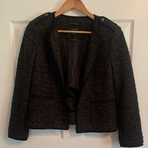 Talbots Dark Tweed Women's Blazer Size 6P